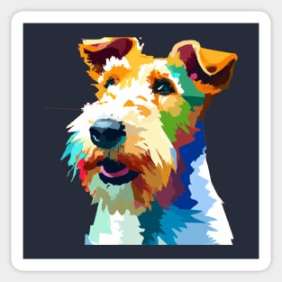 Wire Fox Terrier Pop Art - Dog Lover Gifts Sticker